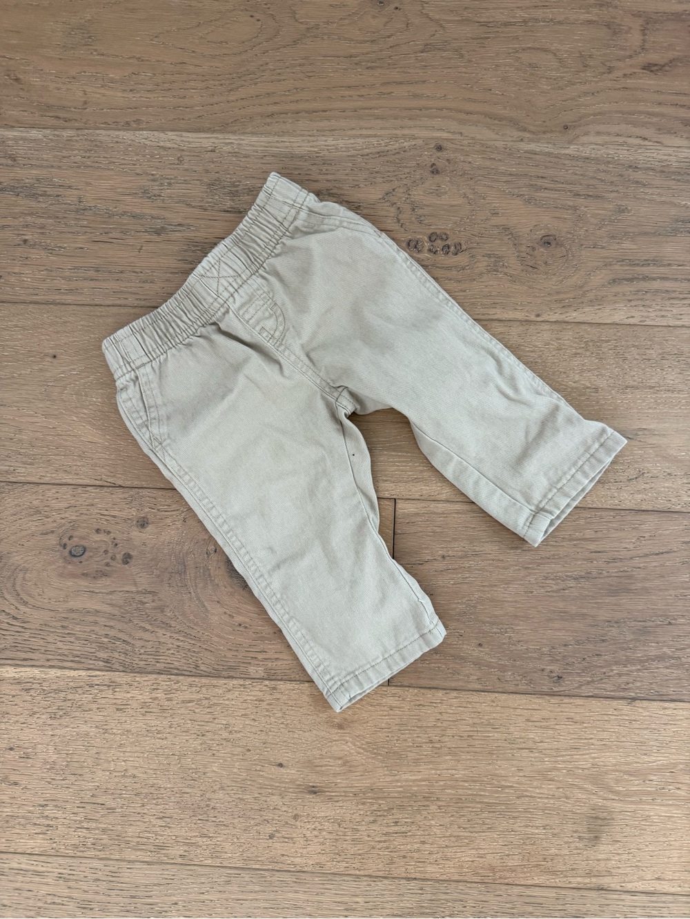 Wrangler Beige Elastic-Waist Kids Pants